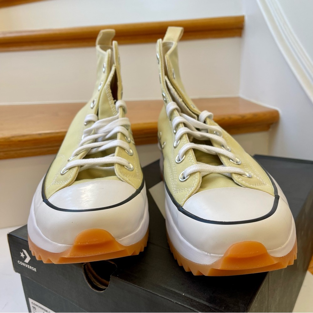 NWT Converse Run Star Hike Platform lemon drop high top Chuck Taylor sneaker - Picture 9 of 12